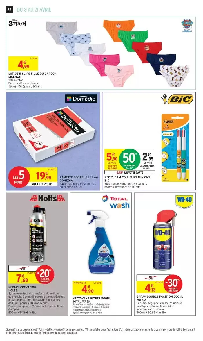 TF AVRIL 2 + CAHIER REGION du 8 avril au 21 avril 2025 - Catalogue page 58