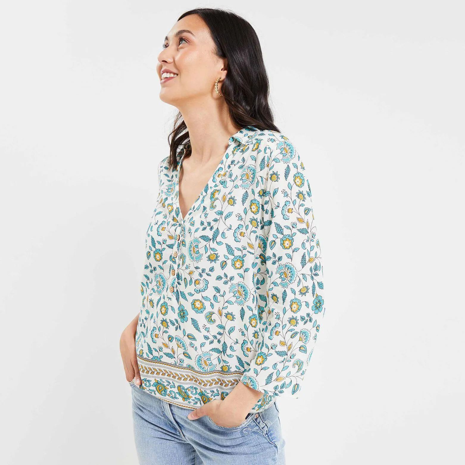Blouse imprimée femme
