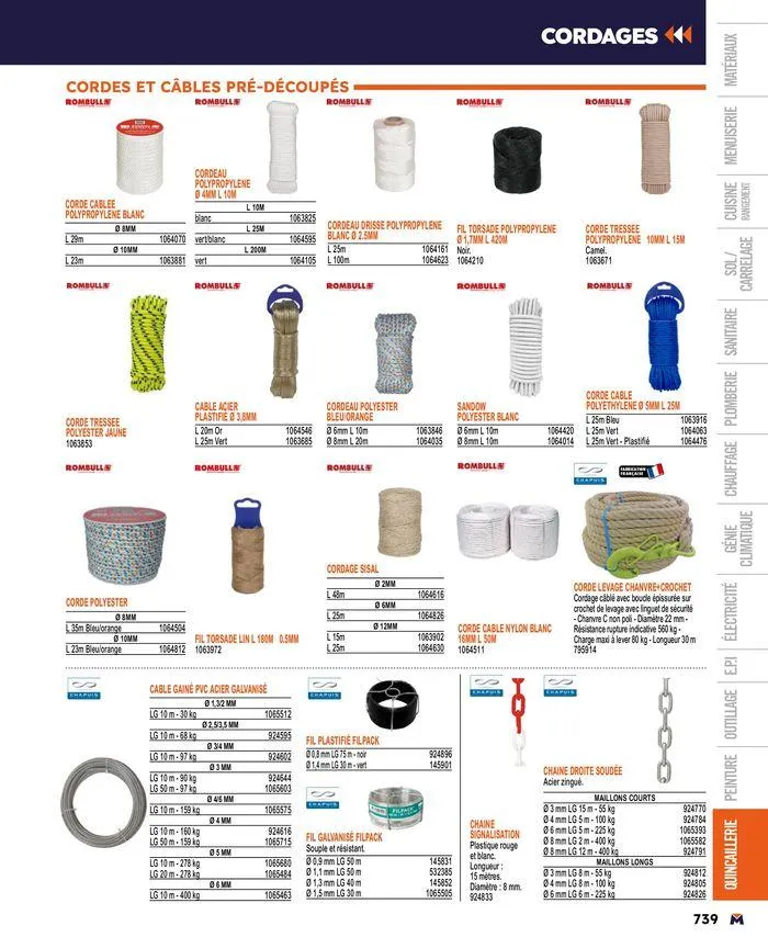 Guide produits 2024 du 15 mars au 31 décembre 2024 - Catalogue page 739