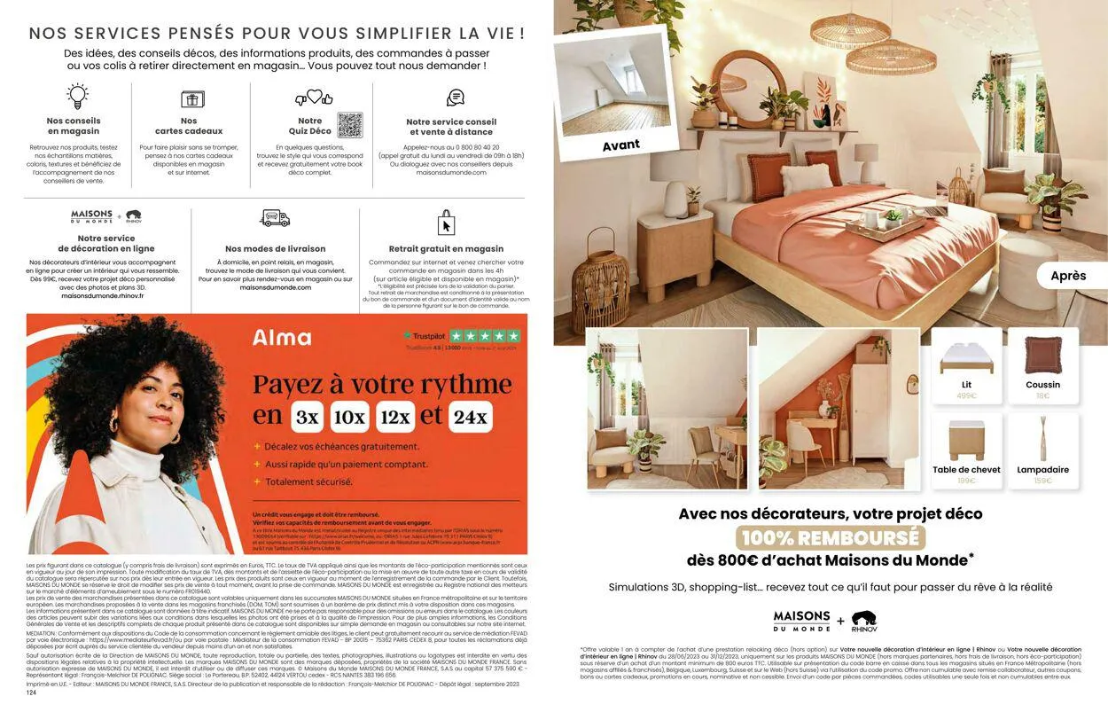 H&H Catalogue actuel du 1 septembre au 31 janvier 2024 - Catalogue page 64
