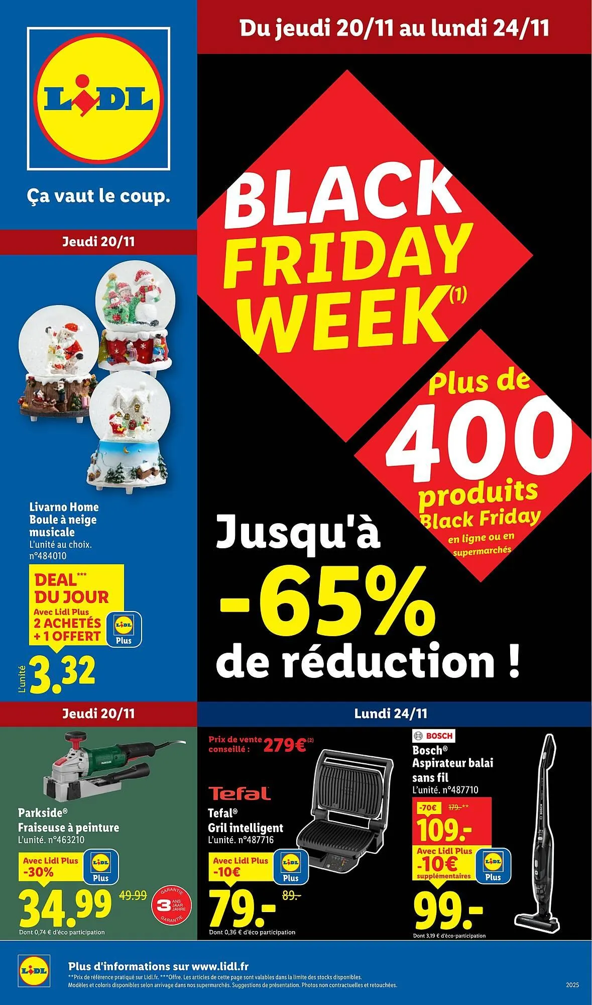 Catalogue Lidl du 20 novembre au 24 novembre 2025 - Catalogue page 1