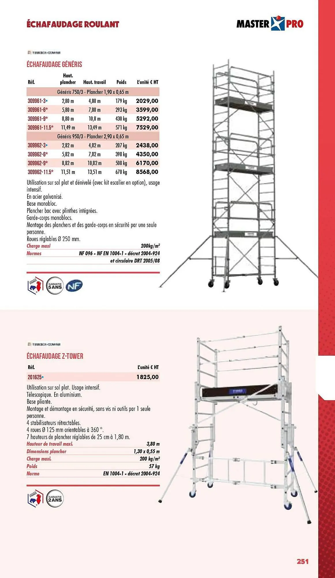 Catalogue Master Pro du 3 janvier au 31 décembre 2025 - Catalogue page 253