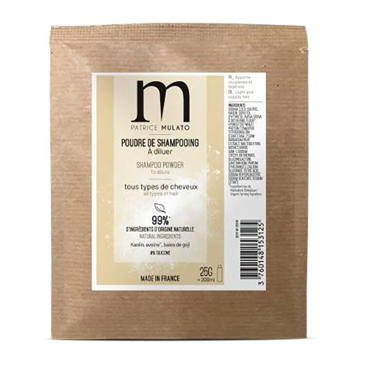 Shampooing poudre à reconstituer pour tous types de cheveux