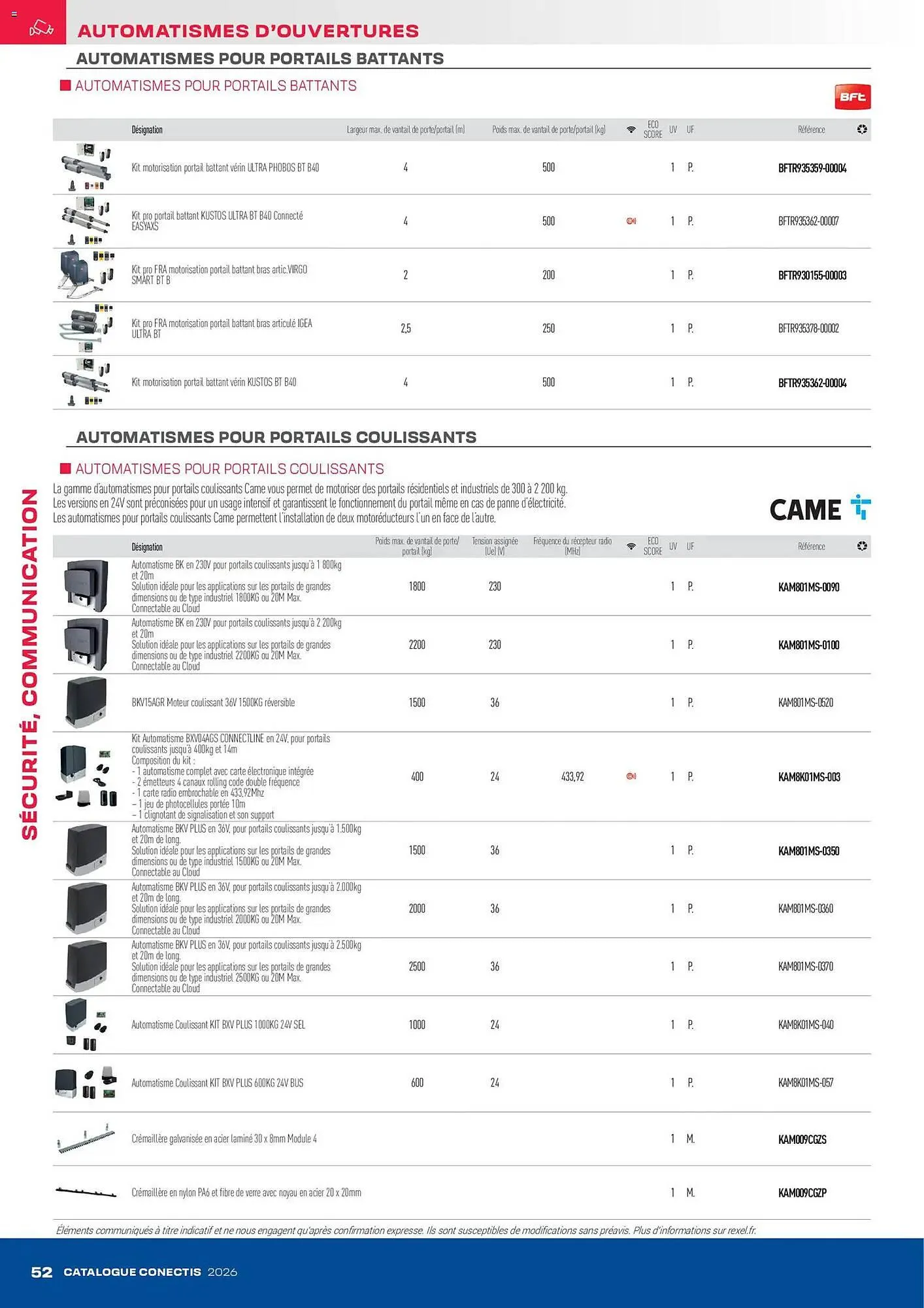 Catalogue Rexel du 10 avril au 31 décembre 2026 - Catalogue page 52