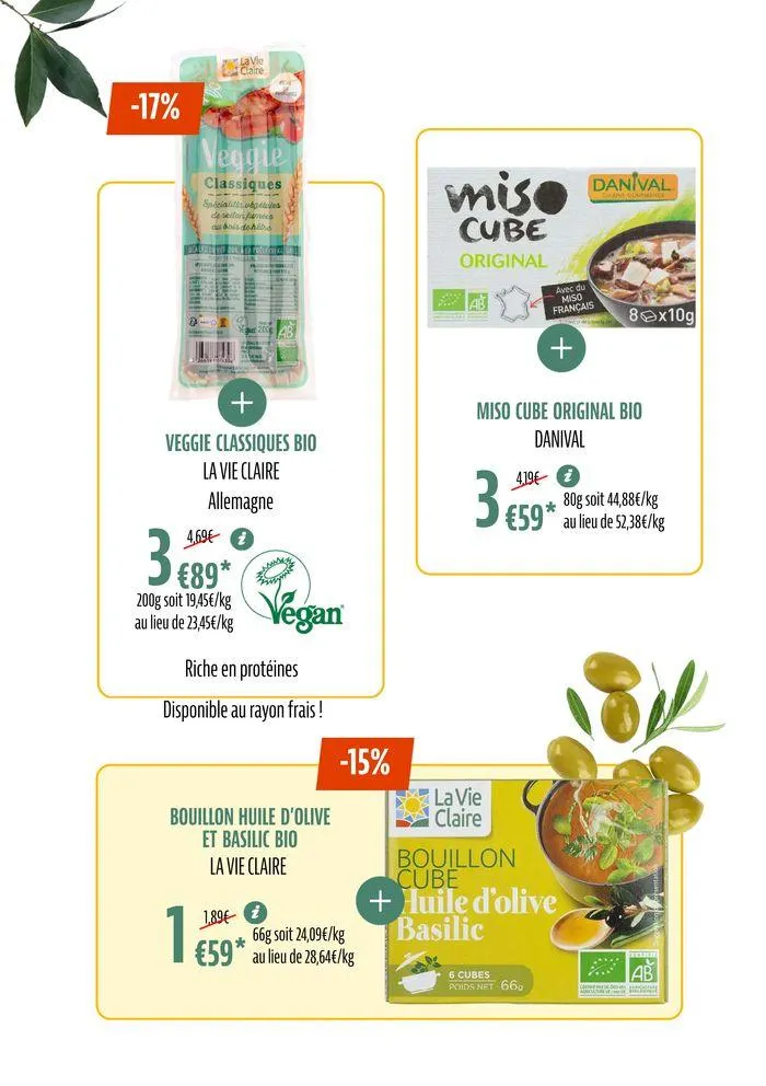Tutes Nos Promos Bio Pour Un Ete Savoureux du 28 juin au 7 juillet 2024 - Catalogue page 15