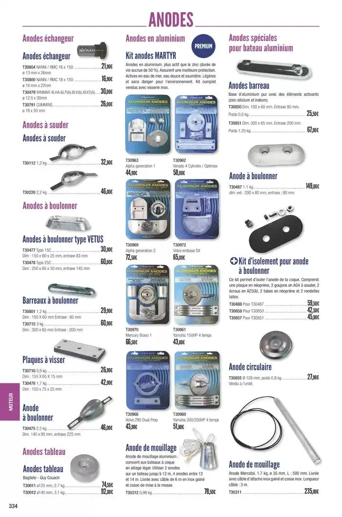 Catalogue Accastillage Diffusion 2025 du 1 janvier au 31 décembre 2025 - Catalogue page 336