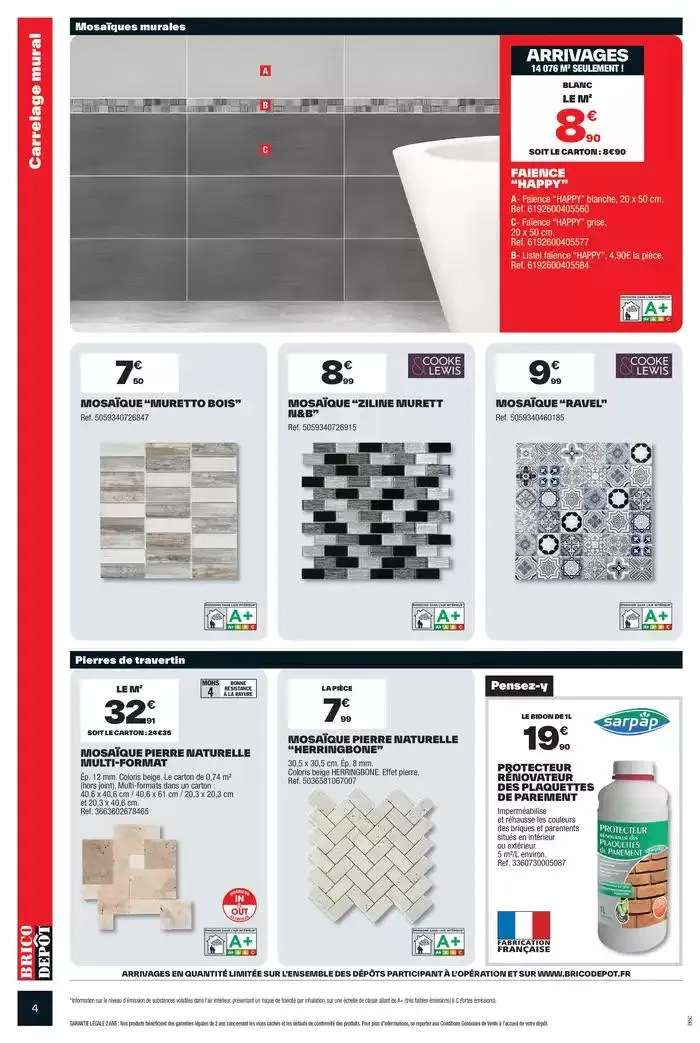 Spécial chantier intérieur ! du 28 mars au 10 avril 2025 - Catalogue page 4