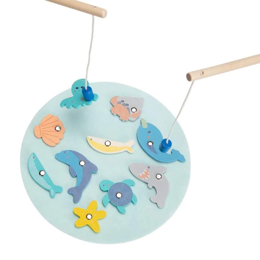 Jeu de pêche à la ligne aimanté