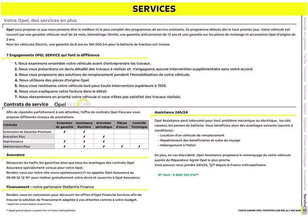 Opel Nouveau Frontera du 12 mai au 12 mai 2026 - Catalogue page 18