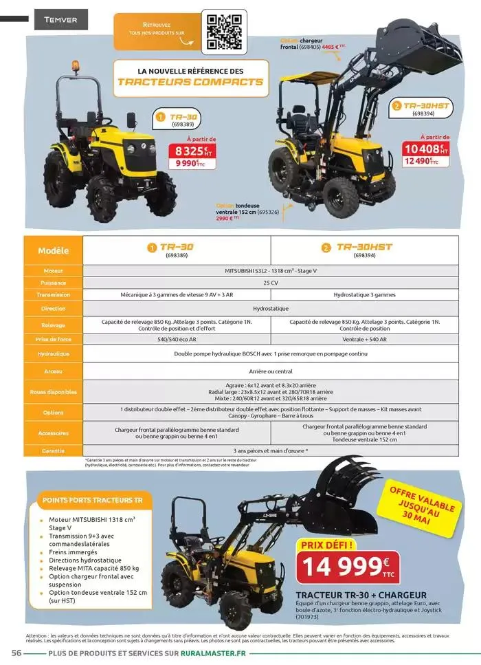 Motoculture et remorques du 1 mars au 31 mai 2025 - Catalogue page 56