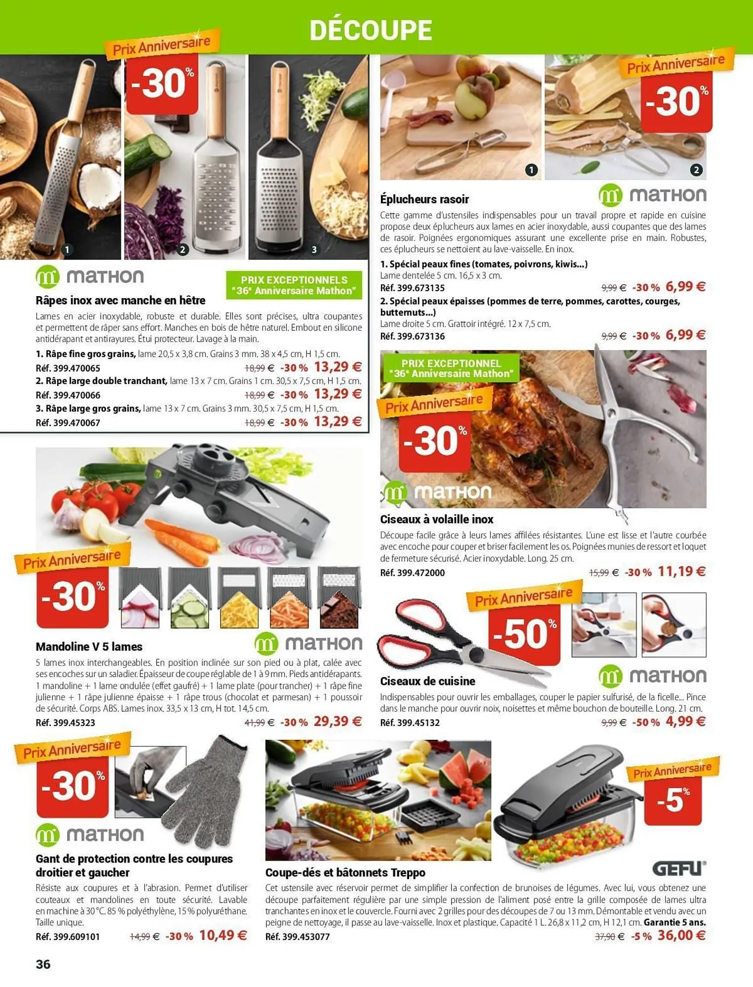 Catalogue Mathon du 12 septembre au 31 décembre 2025 - Catalogue page 36