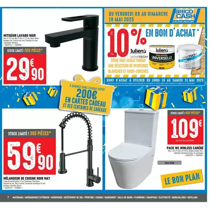 C’est l’anniversaire Brico Cash, venez en profiter ! du 8 mai au 22 mai 2025 - Catalogue page 7