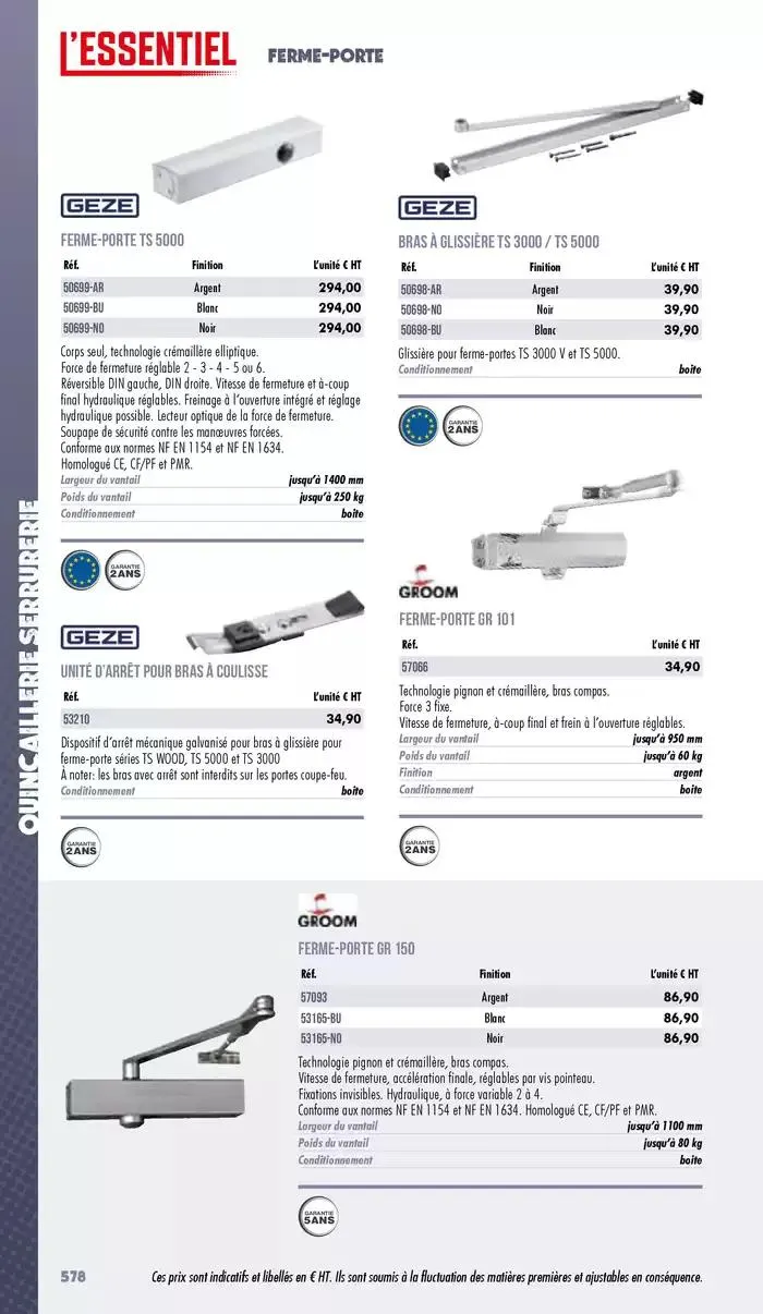 Essentiel Industrie 2025 du 3 janvier au 31 décembre 2025 - Catalogue page 580