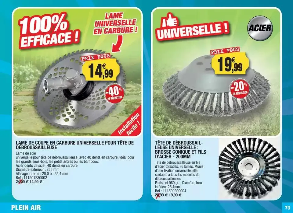 Les jours Anniversaire ! du 11 avril au 31 décembre 2025 - Catalogue page 73