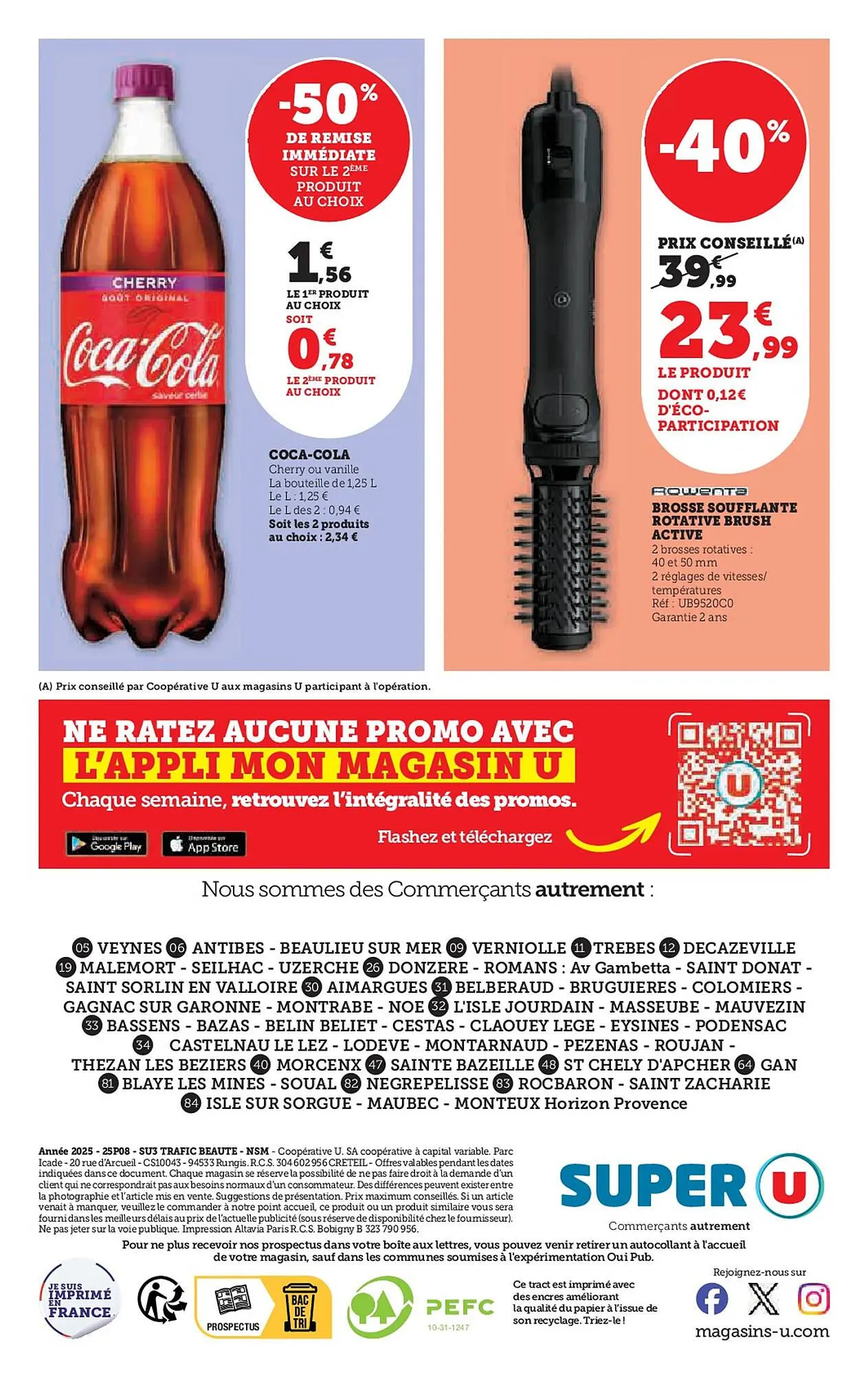 Catalogue Super U du 18 mars au 30 mars 2025 - Catalogue page 44