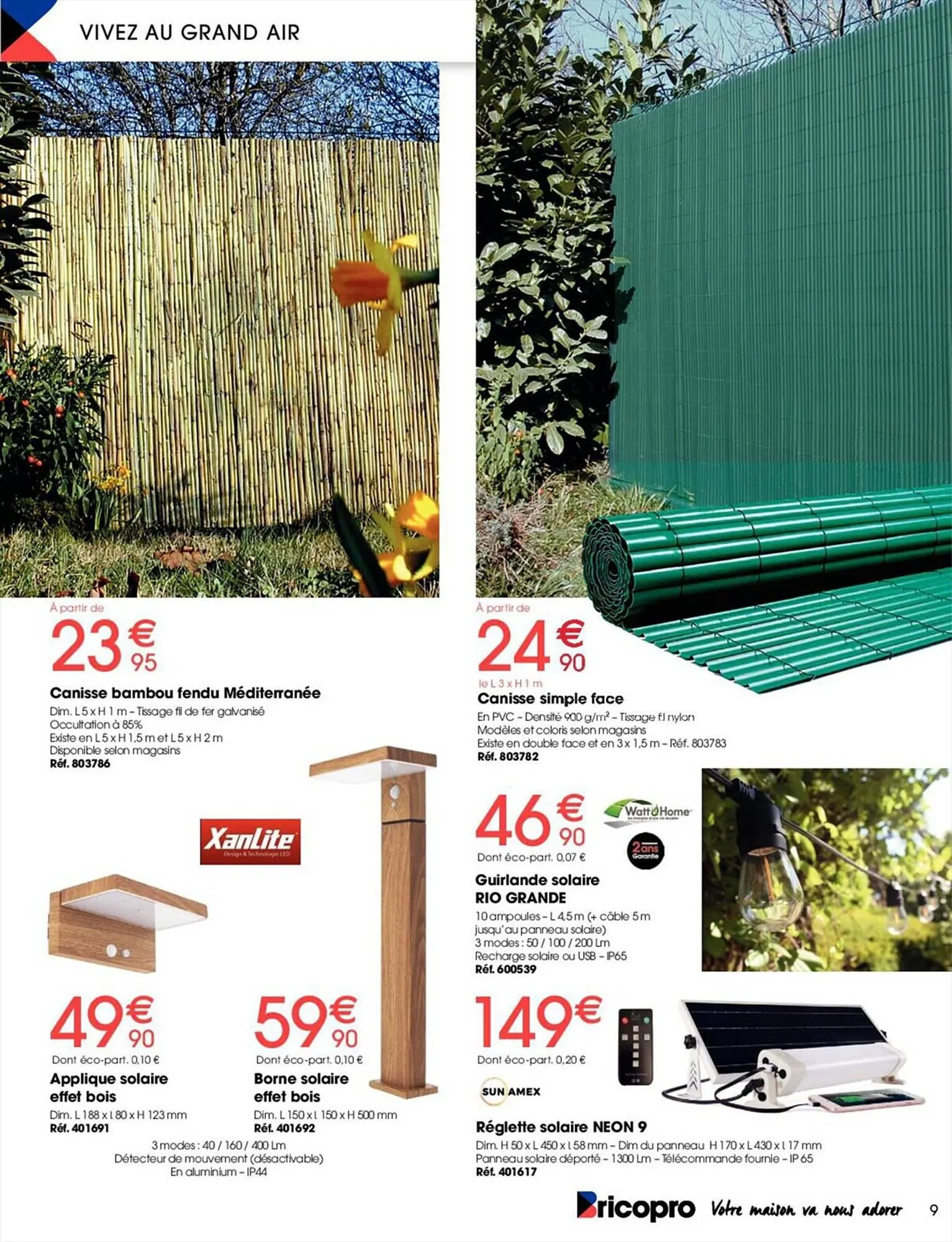 Catalogue Brico Pro du 5 juillet au 26 août 2023 - Catalogue page 9