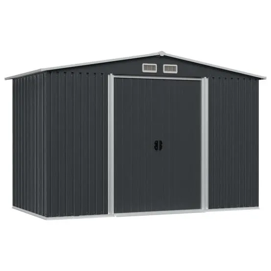 Rangement/abri Wylan Anthracite 257 X 205 X 178 cm - Prolenta Premium