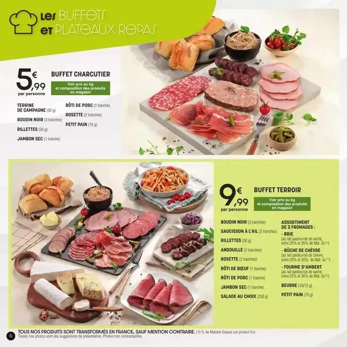 Carte traiteur permanente du 17 avril au 31 mars 2026 - Catalogue page 6