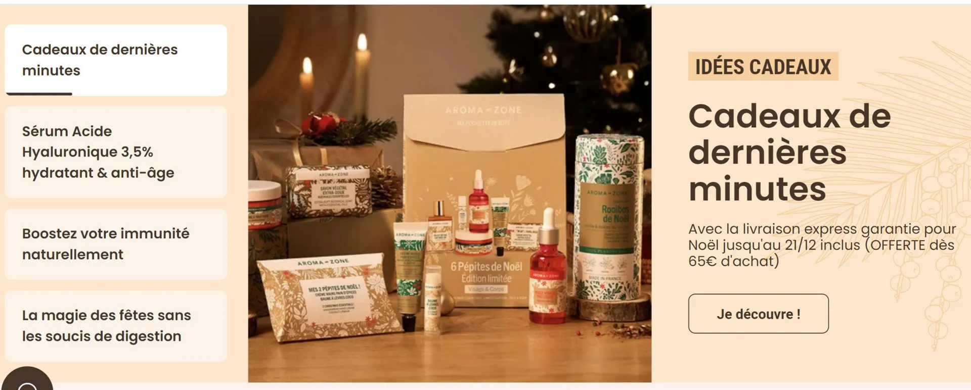 Catalogue Aroma Zone du 19 décembre au 21 décembre 2023 - Catalogue page 