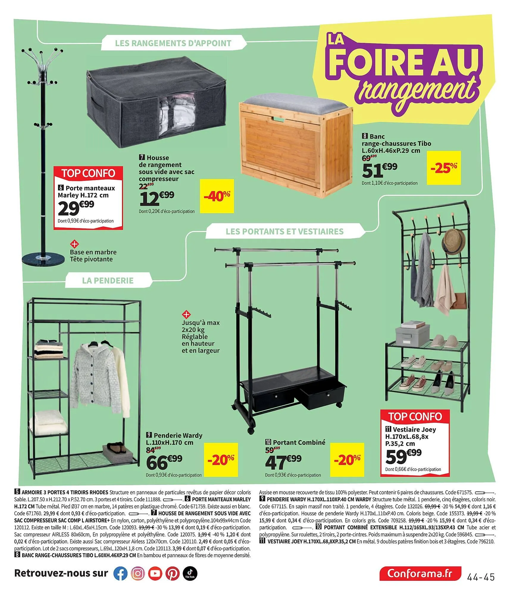 Catalogue Conforama du 24 février au 30 mars 2026 - Catalogue page 45