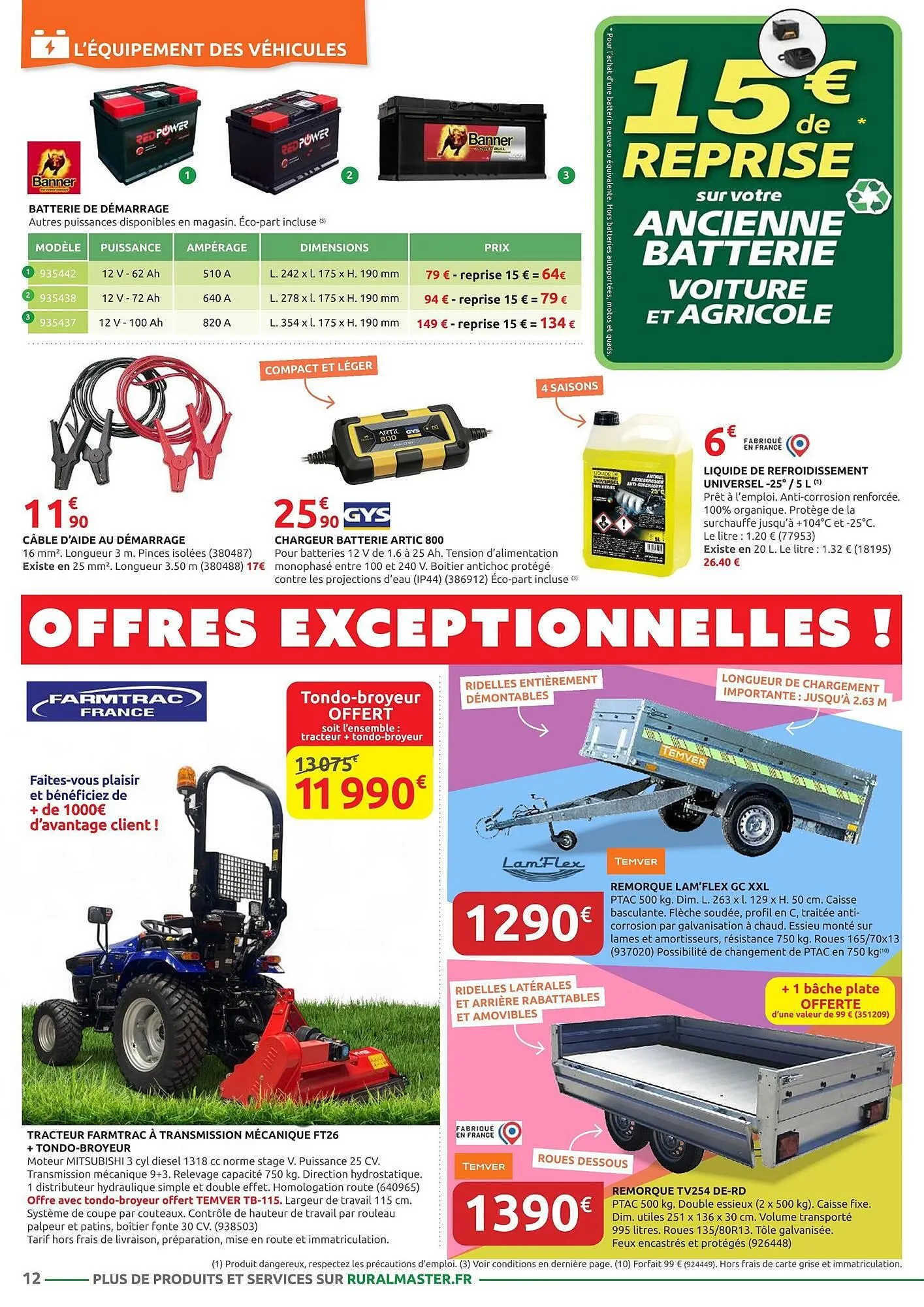Catalogue Rural Master du 27 octobre au 15 novembre 2025 - Catalogue page 12
