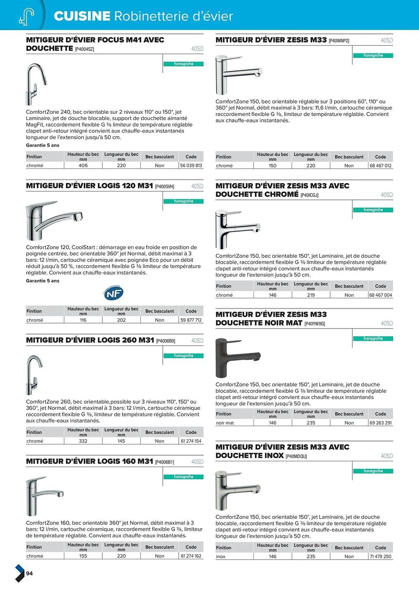 Catalogue Prolians du 2 octobre au 31 décembre 2025 - Catalogue page 94