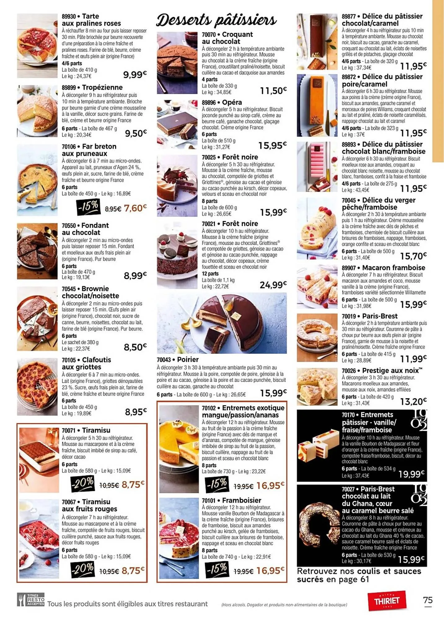 Catalogue Thiriet du 11 juillet au 6 août 2025 - Catalogue page 75