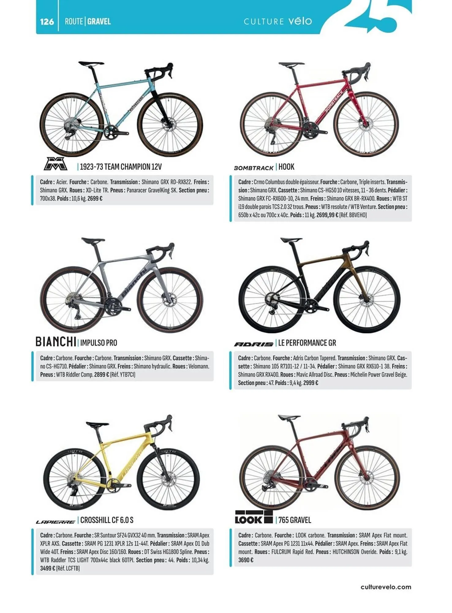 Catalogue Culture Vélo du 2 mai au 31 décembre 2025 - Catalogue page 126