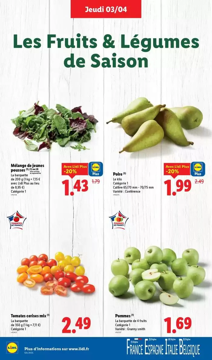 Concôctez un délicieux repas à l'occasion de Pâques avec la marque Deluxe chez Lidl ! du 3 avril au 9 avril 2025 - Catalogue page 4