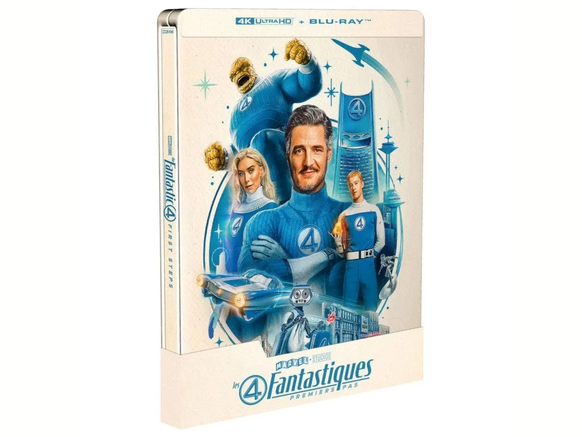 4 FANTASTIQUES (LES) : PREMIERS PAS - COMBO UHD 4K + BD - STEELBOOK