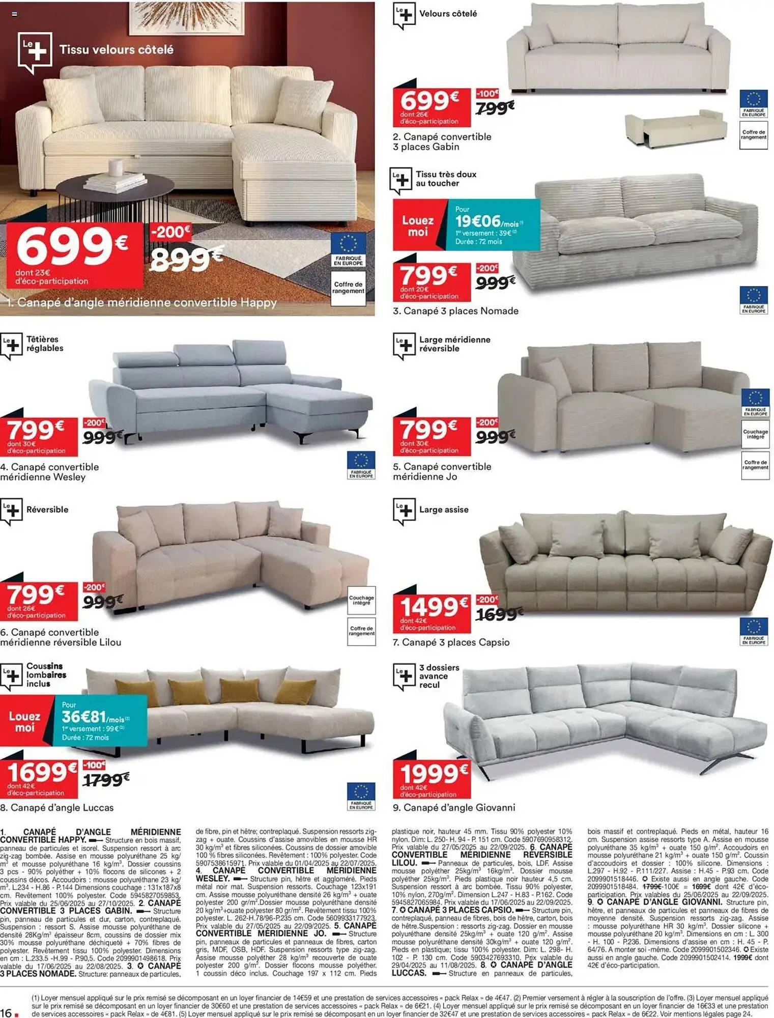 Catalogue BUT du 25 juin au 22 juillet 2025 - Catalogue page 16