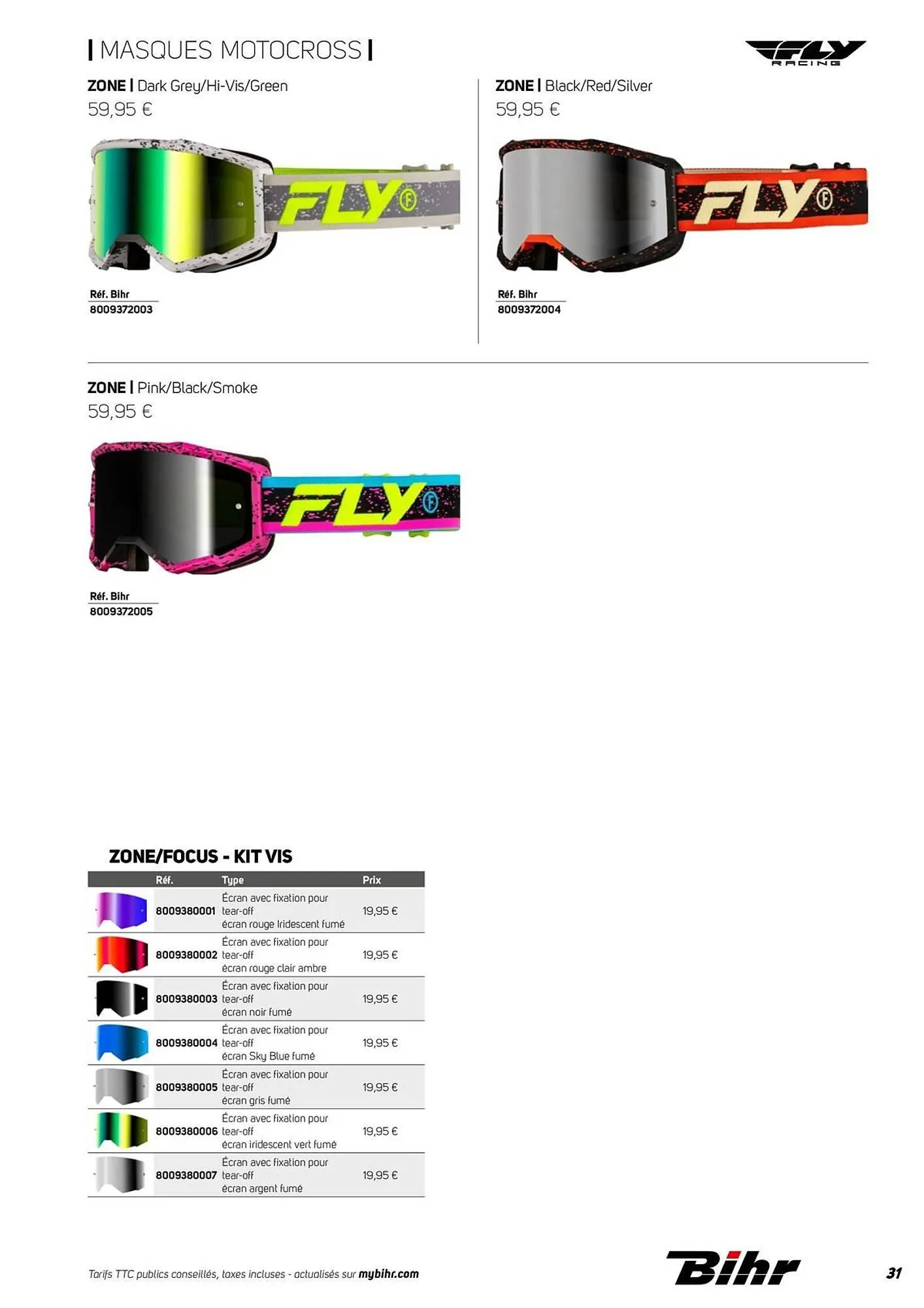 Catalogue Bihr du 1 janvier au 31 janvier 2026 - Catalogue page 31