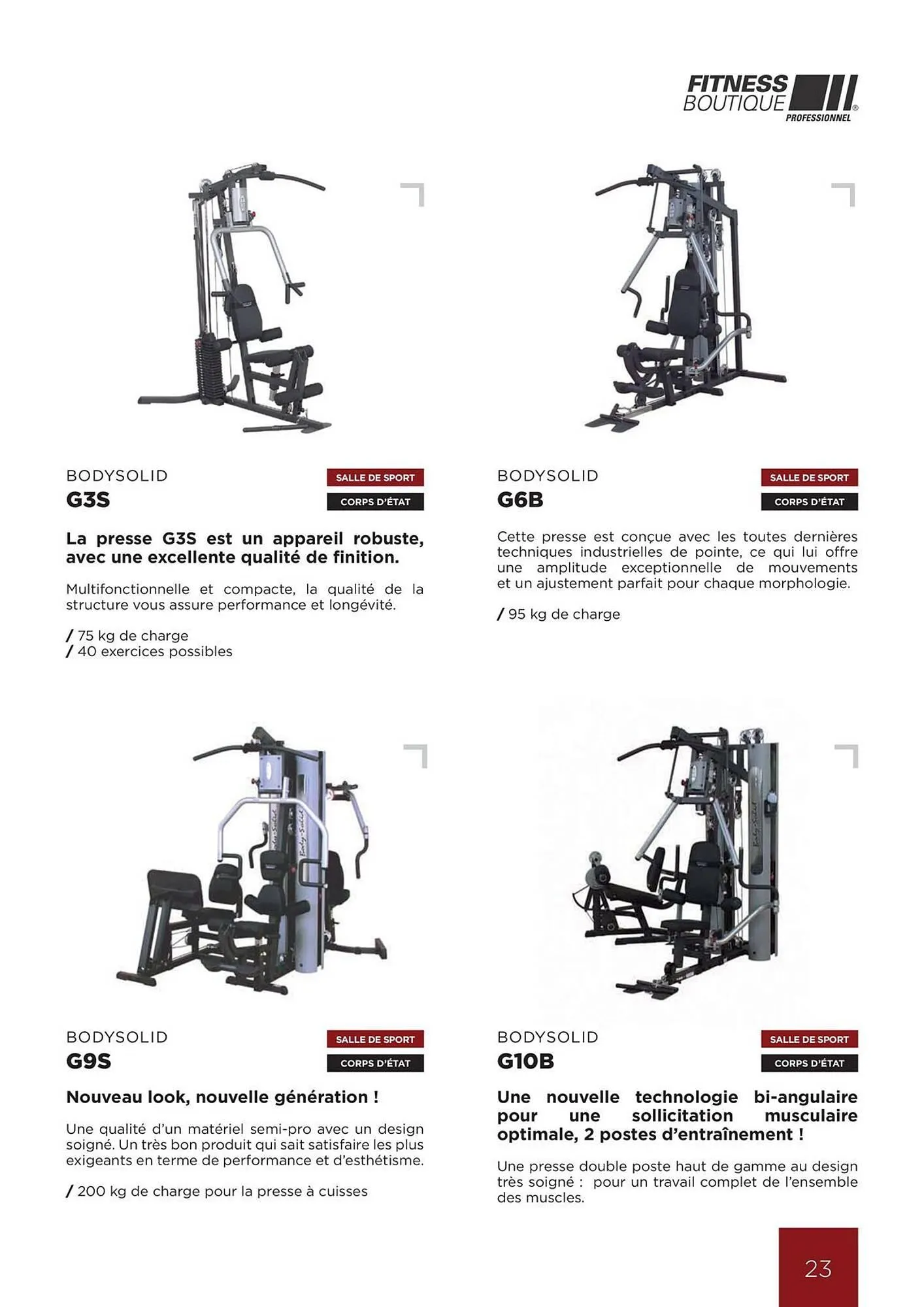 Catalogue Fitness Boutique du 27 mars au 28 février 2026 - Catalogue page 23