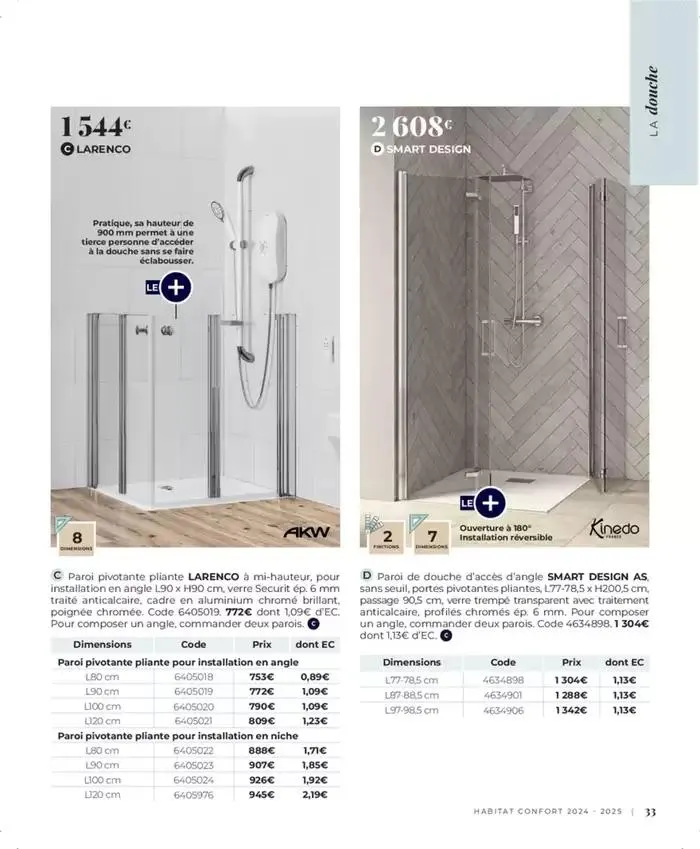 Cedeo Habitat confort du 1 octobre au 31 mai 2025 - Catalogue page 34