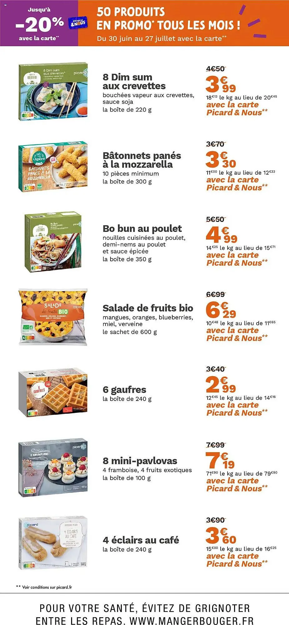 Catalogue Picard du 30 juin au 27 juillet 2025 - Catalogue page 12