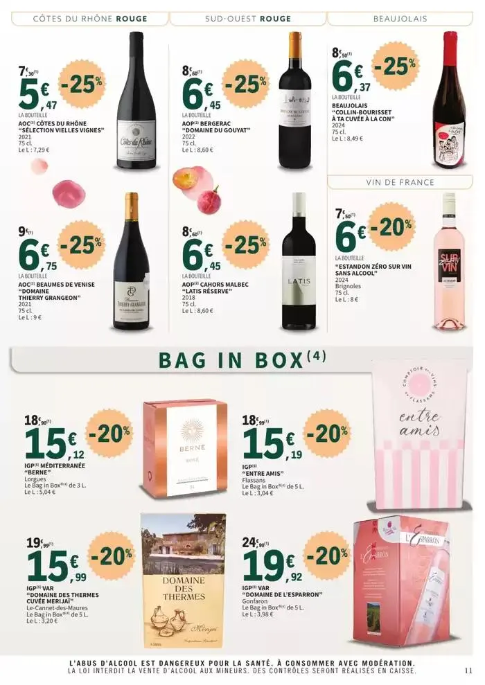 FOIRE AUX VINS DE PRINTEMPS du 20 mai au 7 juin 2025 - Catalogue page 11