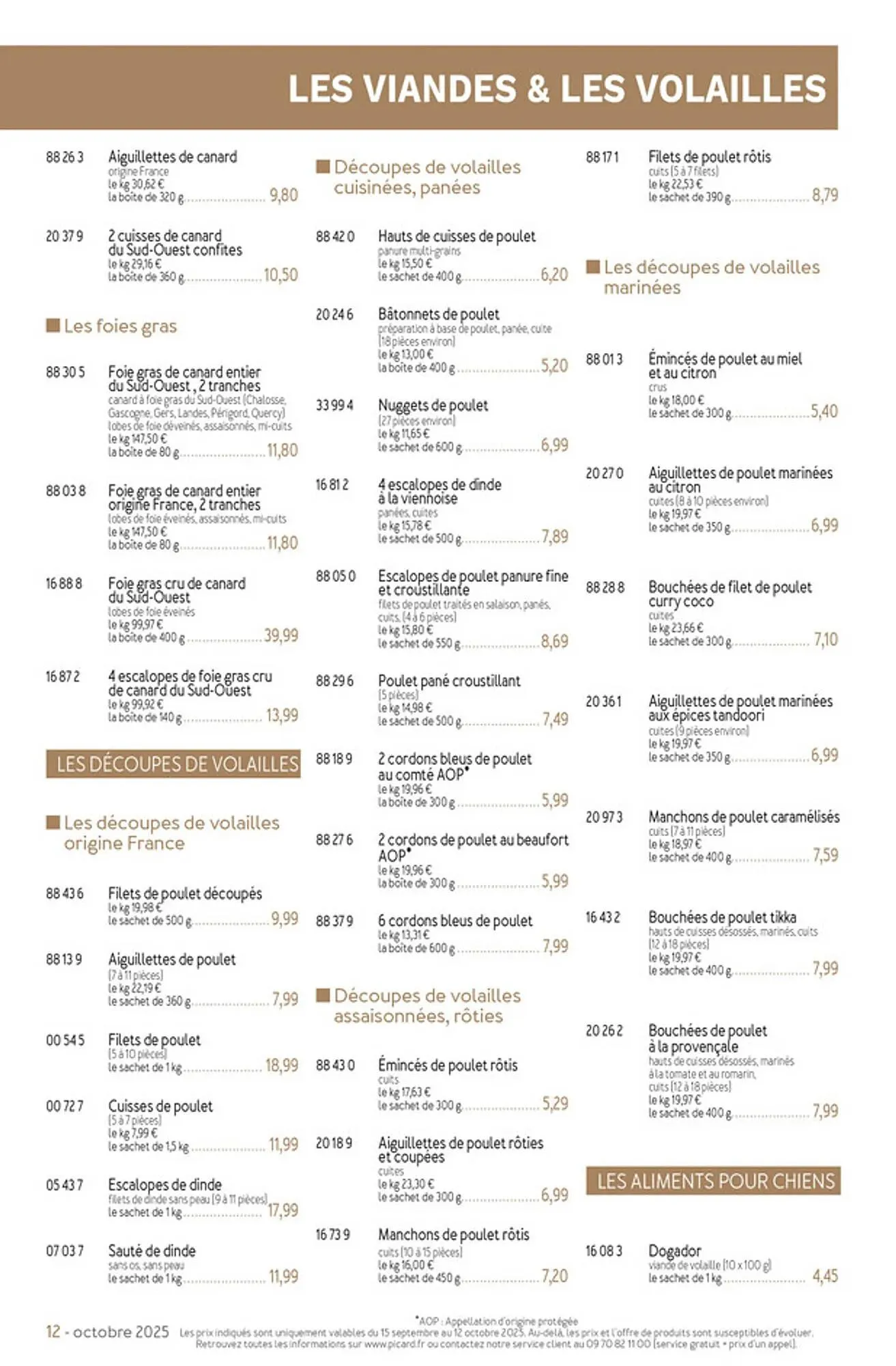 Catalogue Picard du 15 septembre au 16 novembre 2025 - Catalogue page 12