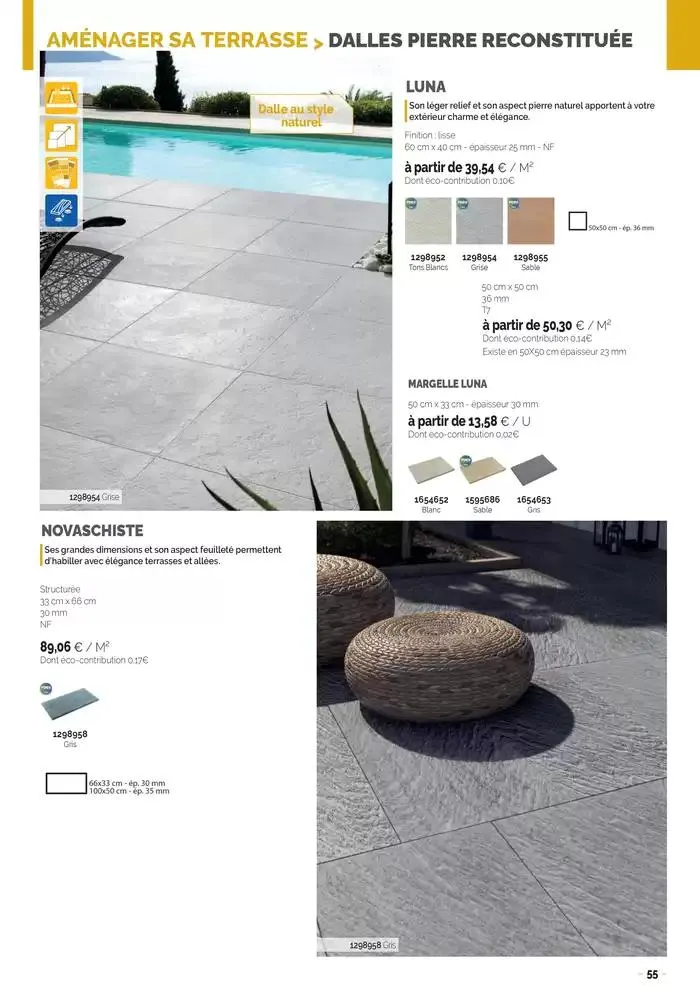 Aménagements Extérieurs 2025 du 30 avril au 31 décembre 2025 - Catalogue page 55