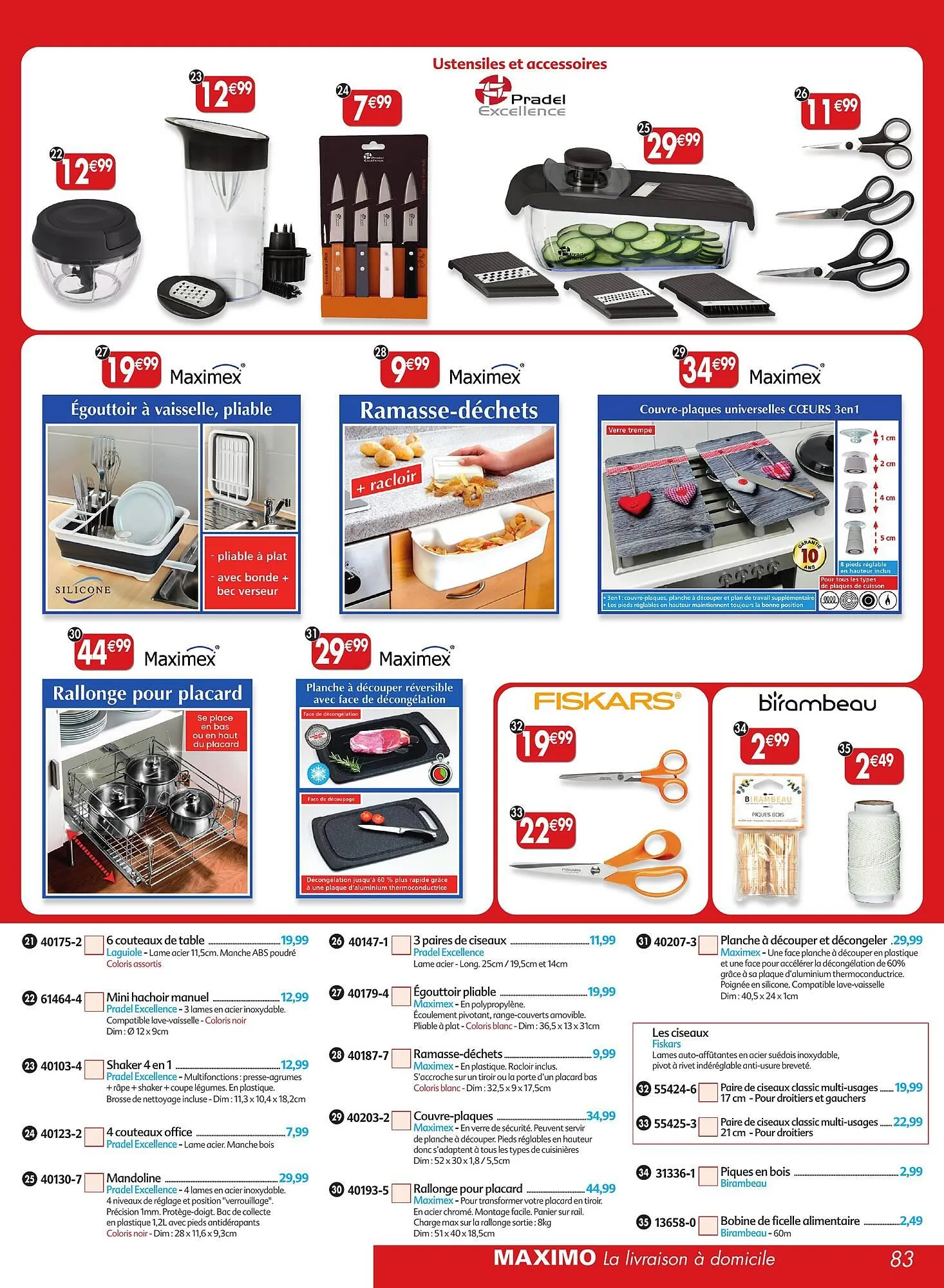 Catalogue Maximo du 5 août au 28 août 2025 - Catalogue page 83