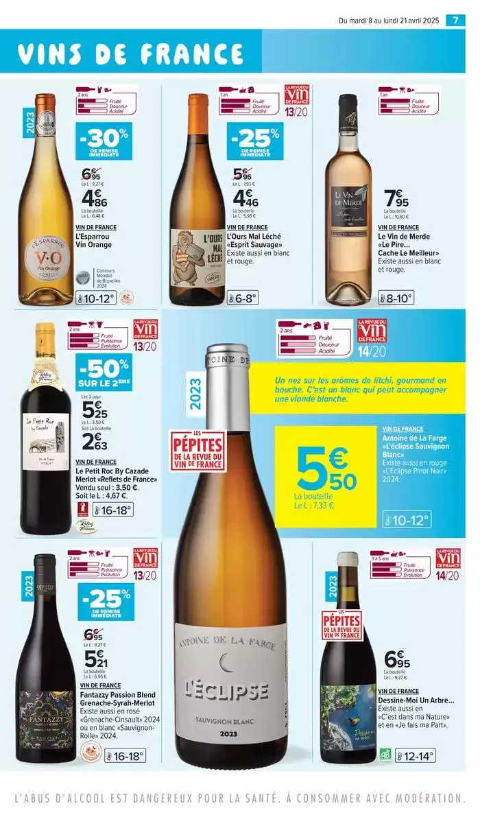 FOIRE AUX VINS DE PRINTEMPS du 8 avril au 21 avril 2025 - Catalogue page 9