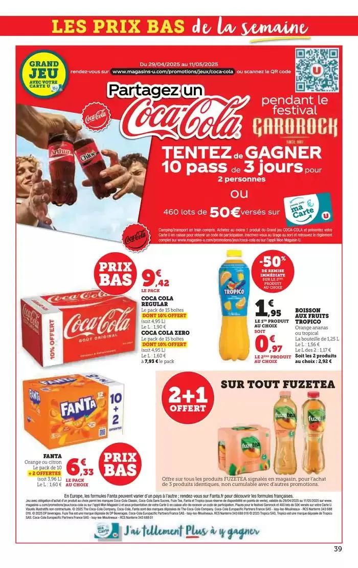 Catalogue Super U du 29 avril au 11 mai 2025 - Catalogue page 39