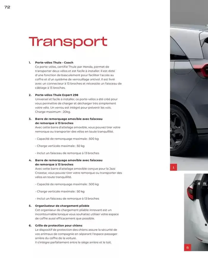 JAZZ e: Hev HYBRID du 7 janvier au 31 mai 2025 - Catalogue page 72