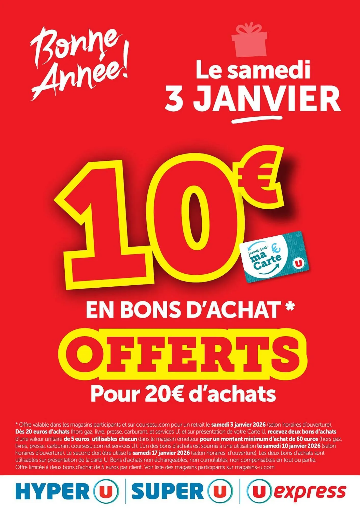Catalogue Super U du 3 janvier au 10 janvier 2026 - Catalogue page 1