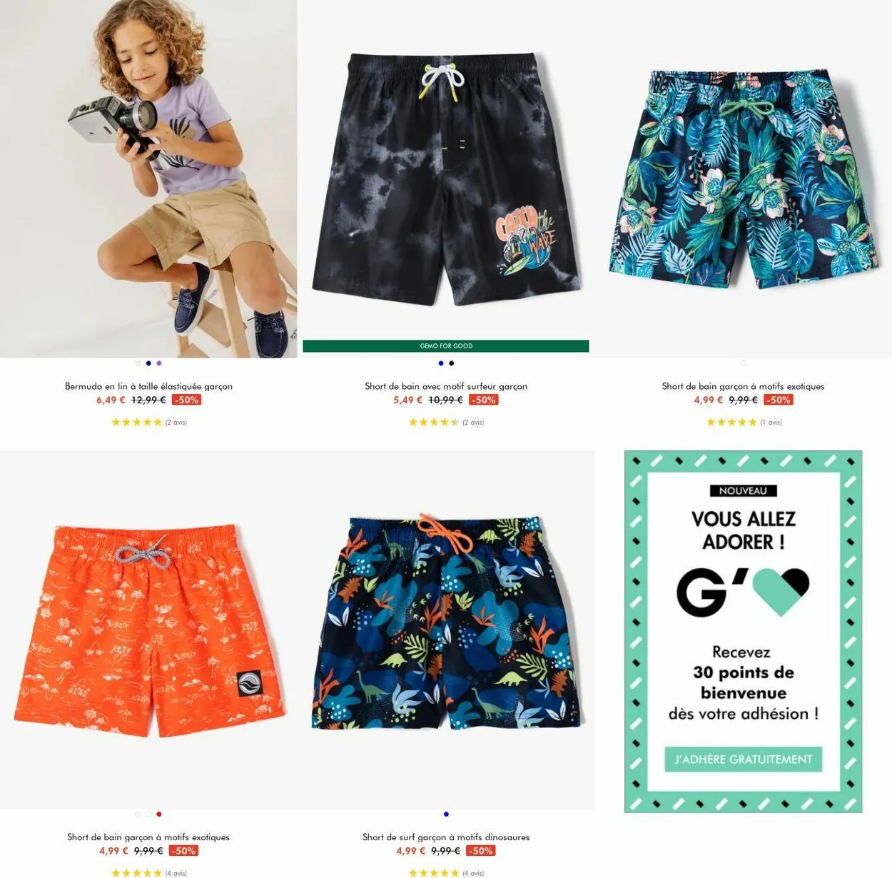 Gémo Catalogue actuel du 24 juillet au 6 août 2024 - Catalogue page 18