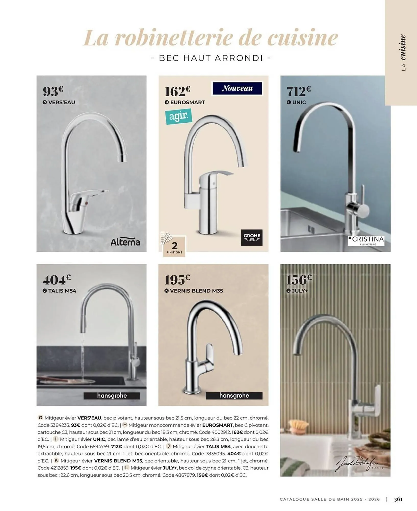 Catalogue Cedeo du 3 juin au 31 décembre 2025 - Catalogue page 361