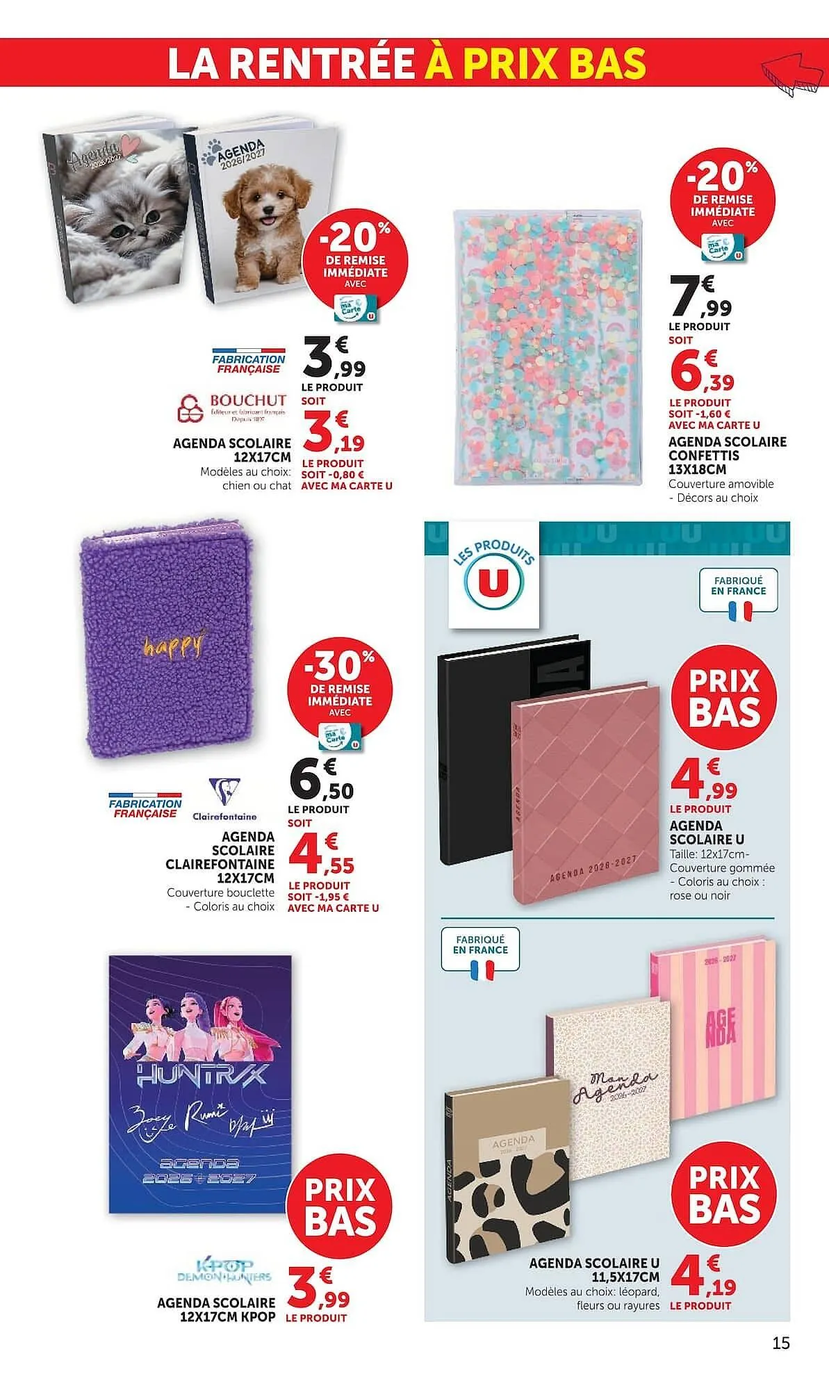 Catalogue Super U du 7 juillet au 9 août 2026 - Catalogue page 15
