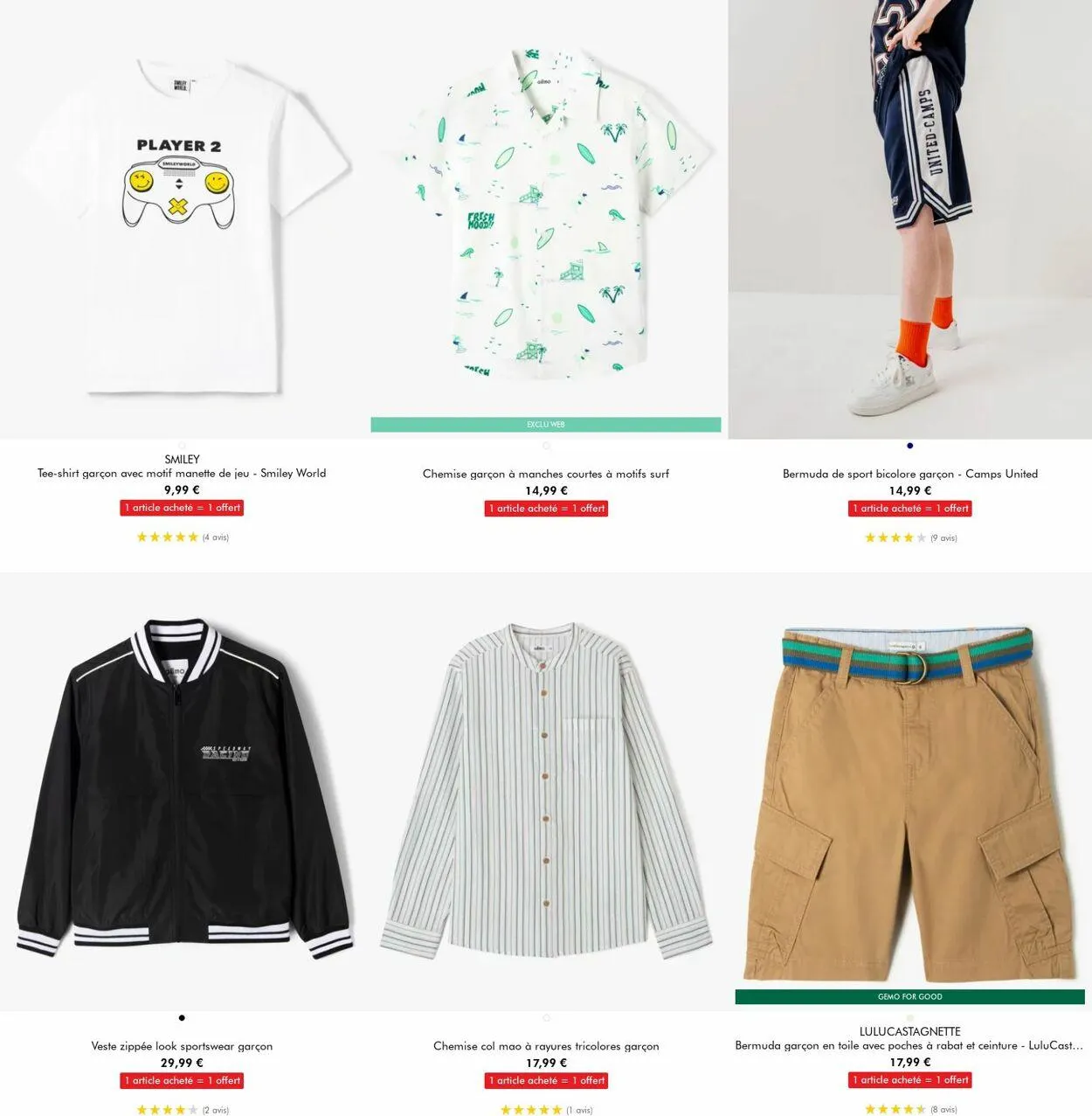 Gémo Catalogue actuel du 31 juillet au 13 août 2024 - Catalogue page 21