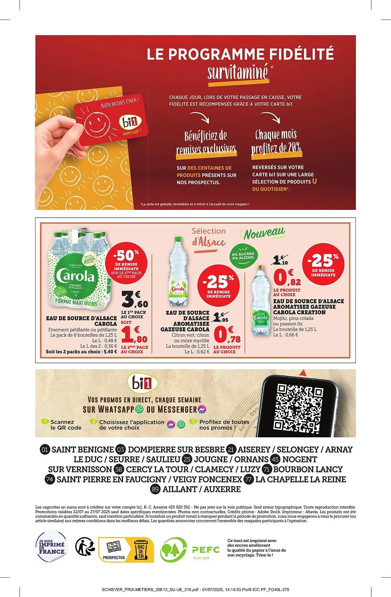 Catalogue Bi1 du 22 juillet au 27 juillet 2025 - Catalogue page 16