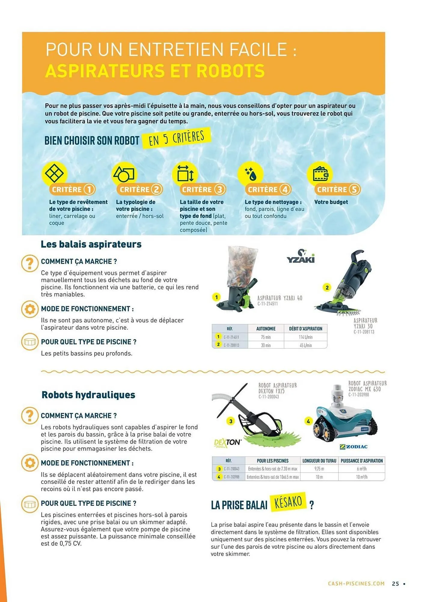 Catalogue Cash Piscines du 16 mai au 31 octobre 2025 - Catalogue page 25