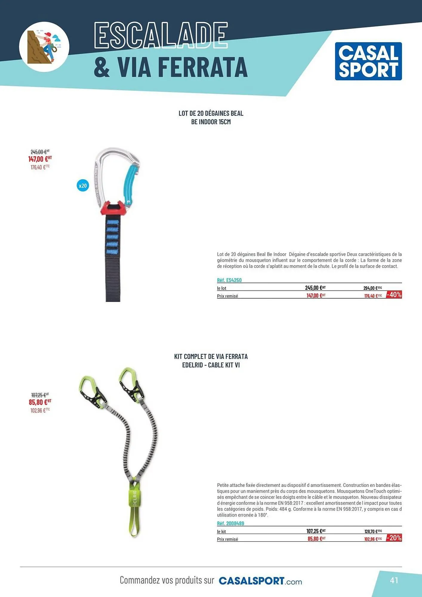 Catalogue Casal Sport du 30 avril au 31 décembre 2025 - Catalogue page 41